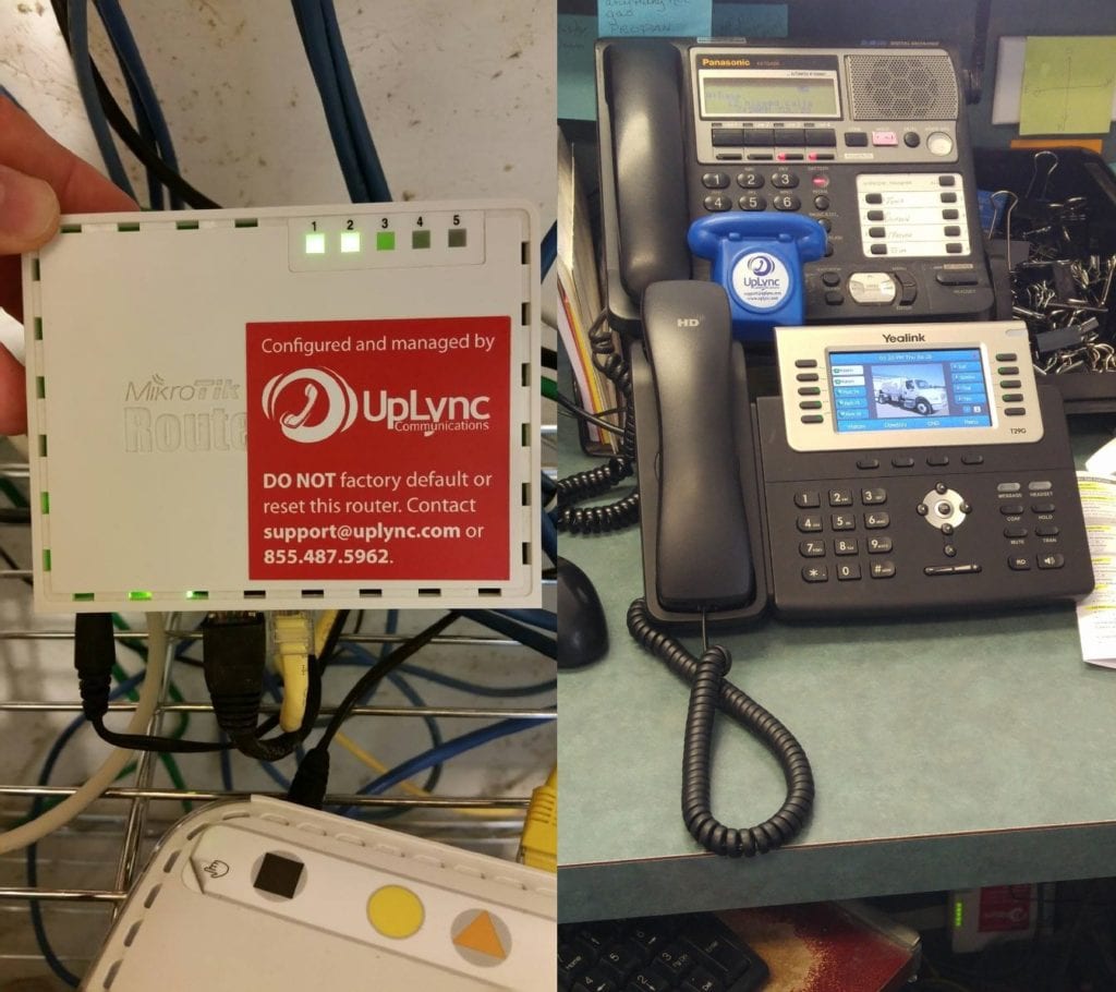 new voip phones installed